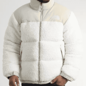 Chaqueta polar blanca North Face